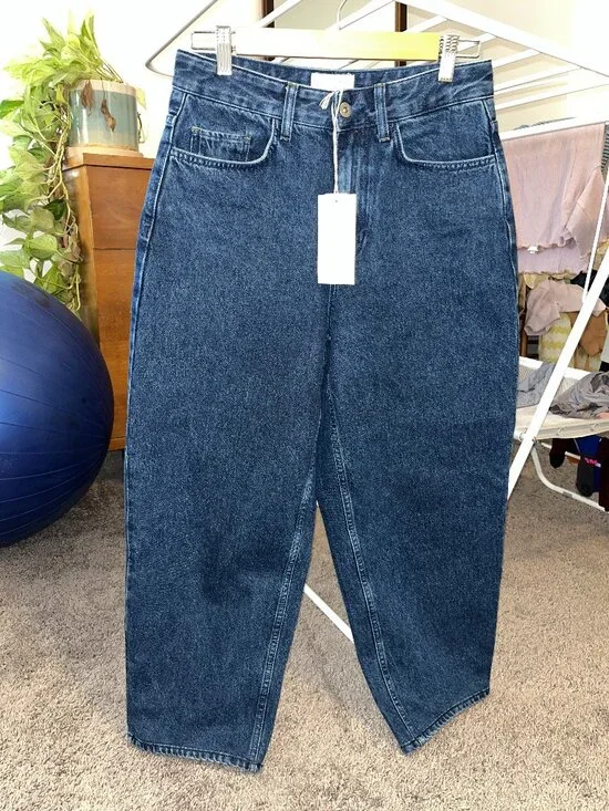 TOAST London Tapered Indigo Denim Pants Sz 8 UK - Picture 3 of 9